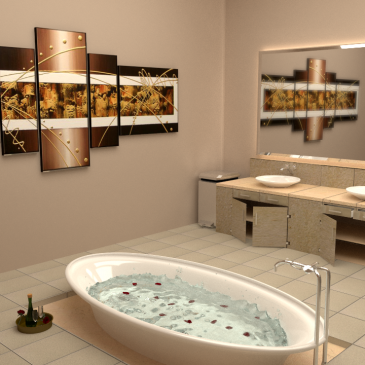 Modélisation et animation 3D d’une grande salle de bain – Tutorial