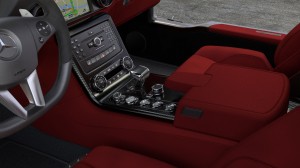 Modélisation et animation d'une voiture 3D Mercedes SLS AMG HD - Rigging et Drifting - Inside 02 - Blender Cycles - Car and vehicle - Animation 3D photoréaliste - Infographiste 3D Freelance